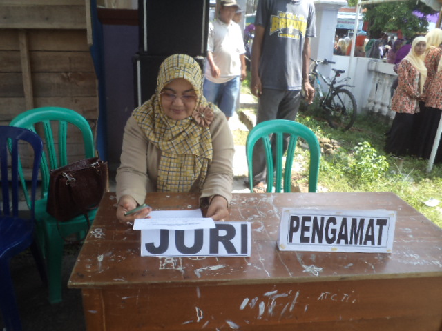 Salah Juri Lomba Cerdas Cermas Harganas ktingkat Kecamatan Banjarsari