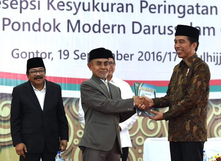 Presiden Jokowi saat berkunjung ke Ponorogo